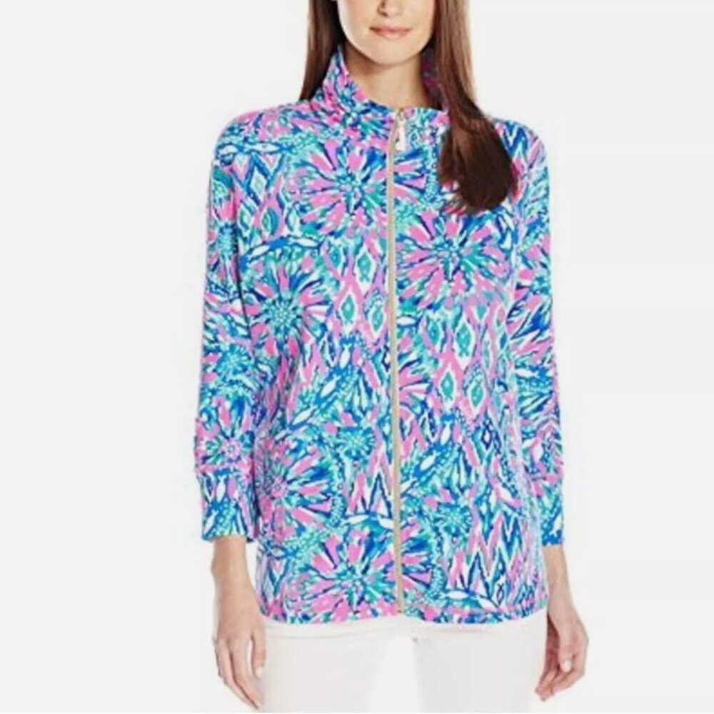 Like-New Lilly Pulitzer Deedee Swing Oversized Jacket - Size XS
